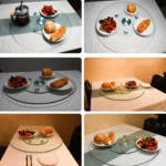 Tempered Glass Lazy Susan Turntable For Dining Table - Image 2