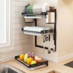 3-Layer Countertop & Wall mount Dish Rack