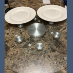 Tempered Glass Lazy Susan Turntable For Dining Table - Image 4